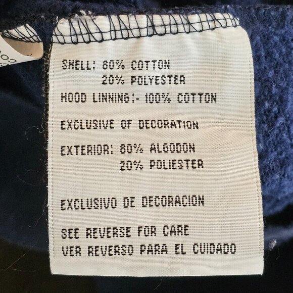 Dallas Cowboys Hoodie Mens M Blue NFL Team Apparel Pullover Football - Picture 4 of 11